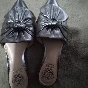 beautiful leather mules.